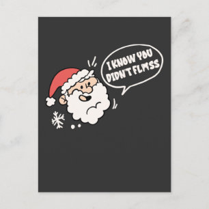 Cartes Pour Fêtes Annuelles Dentiste dentaire Noël Père Noël