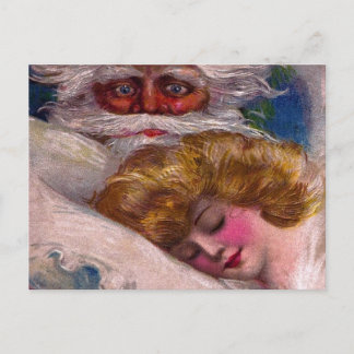 Cartes Pour Fêtes Annuelles Déplaisant Père Noël Jolie femme Noël