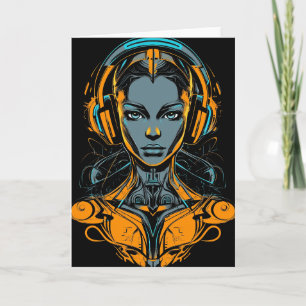 Cartes Pour Fêtes Annuelles Dérivation Neuronale