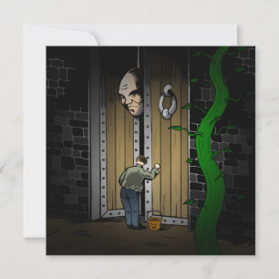 Cartes Pour Fêtes Annuelles Des friandises ou un sort la veille d'Halloween ch