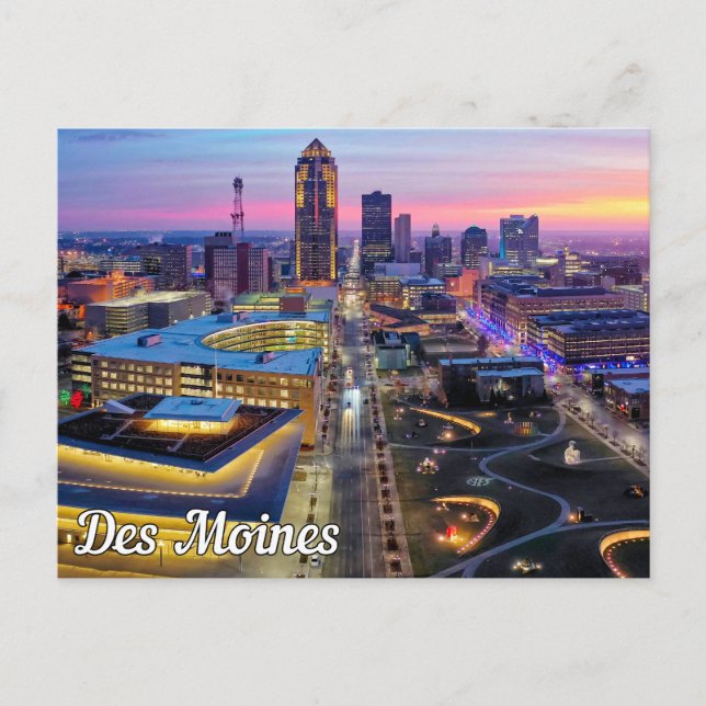 Cartes Pour Fêtes Annuelles Des Moines, Iowa, États-Unis (Devant)