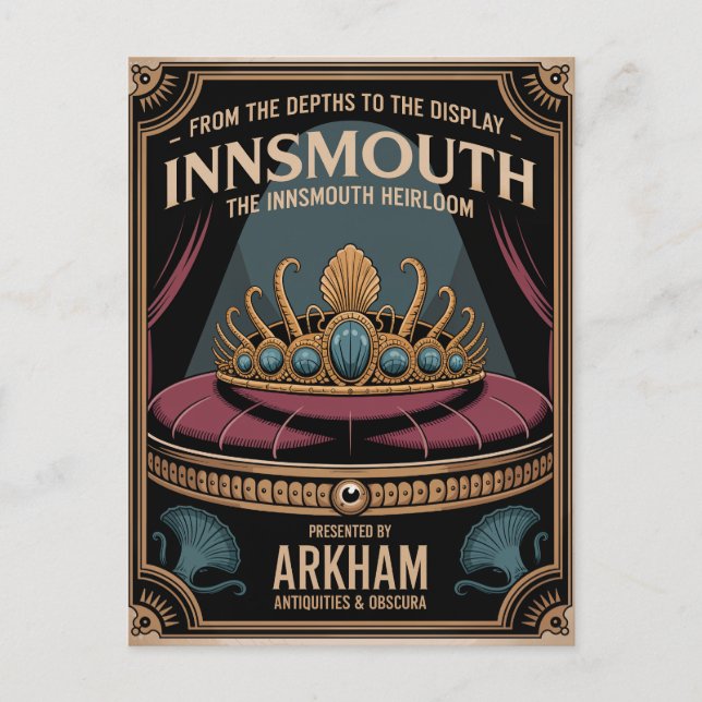 Cartes Pour Fêtes Annuelles Des profondeurs à l'écran - The Innsmouth Hei (Devant)