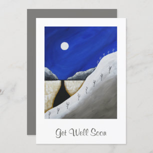 Cartes Pour Fêtes Annuelles Désert Sud-Ouest Cactus Se Bien Bientôt Typographi