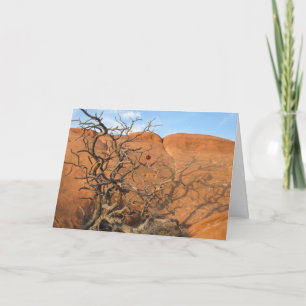 Cartes Pour Fêtes Annuelles Désert Tannenbaum