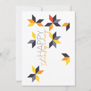 Cartes Pour Fêtes Annuelles Design moderne et gai du Bon thanksgiving