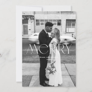 Cartes Pour Fêtes Annuelles Design moderne Merry Holiday