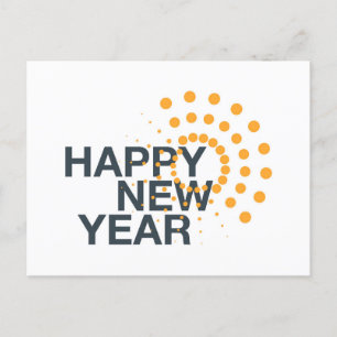 Cartes Pour Fêtes Annuelles Design urbain moderne, simple, de "Bonne Année"