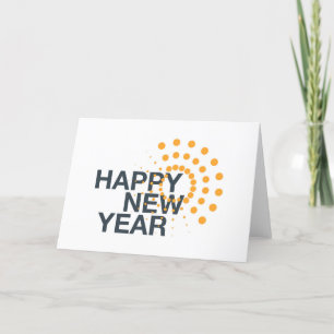 Cartes Pour Fêtes Annuelles Design urbain moderne, simple, de "Bonne Année"