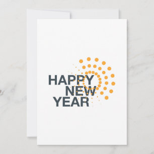 Cartes Pour Fêtes Annuelles Design urbain moderne, simple, de "Bonne Année"