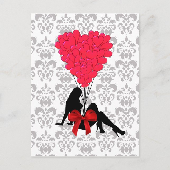 Cartes Pour Fêtes Annuelles Design valentines romantique (Devant)