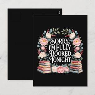 Cartes Pour Fêtes Annuelles Désolé, je suis complet ce soir 