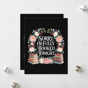 Cartes Pour Fêtes Annuelles Désolé, je suis complet ce soir 