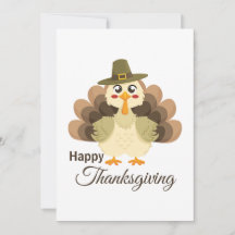 Dessin animé simple et minimaliste de Thanksgiving