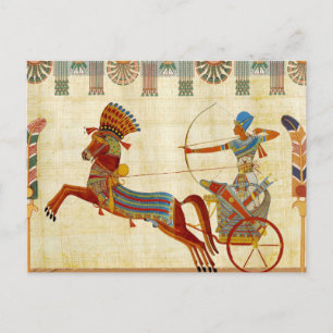 Cartes Pour Fêtes Annuelles Dessin coloré de Ramsès II, pharaon de l'Égypte an