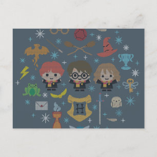 Cartes Pour Fêtes Annuelles Dessin Harry Potter Cross-Stitch