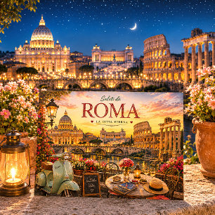 Cartes Pour Fêtes Annuelles Destination populaire de la ville italienne de Rom