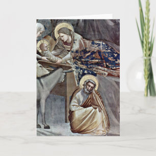 Cartes Pour Fêtes Annuelles Détail de nativité par Giotto Di Bondone