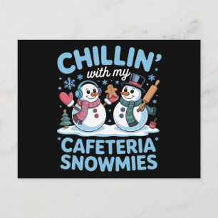 Cartes Pour Fêtes Annuelles Détente avec mes copains de cantine Noël Xmas