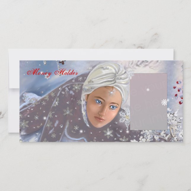 Cartes Pour Fêtes Annuelles Détenteur d'argent de vacances (Devant)