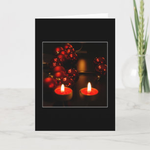 Cartes Pour Fêtes Annuelles DEUX Bonnes Fêtes CANDLES 2017 2018