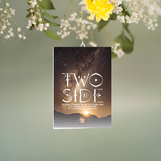 Cartes Pour Fêtes Annuelles Deux côtés