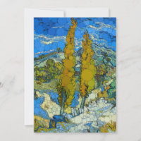 Deux peupliers par Après Vincent van Gogh