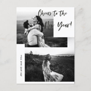Cartes Pour Fêtes Annuelles Deux photos de la nouvelle année