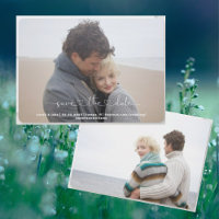 Deux photos Simply Us Save the Date