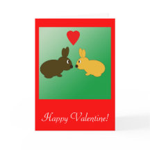 Deux Rabbits Valentine