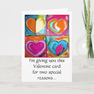 Cartes Pour Fêtes Annuelles Deux raisons spéciales - Saint Valentin