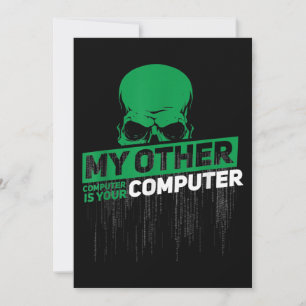 Cartes Pour Fêtes Annuelles Développeur Sysadmin Engineer Hacker Code d'admini