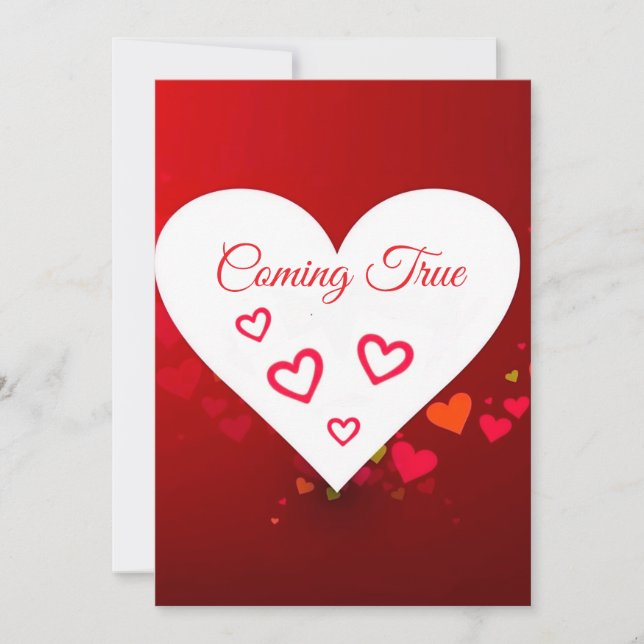 Cartes Pour Fêtes Annuelles devenir réalité (Devant)