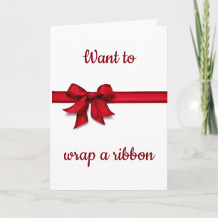 CARTES POUR FÊTES ANNUELLES DÉVERSEZ UN RIBBON AUTOUR DE "VOUS" CETTE **NOËL**