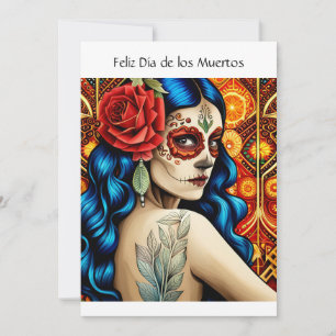 Cartes Pour Fêtes Annuelles Día de los Muertos