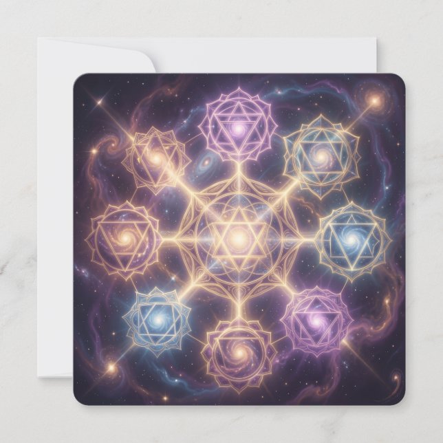 Cartes Pour Fêtes Annuelles Die 7 Chakren´7 (Devant)