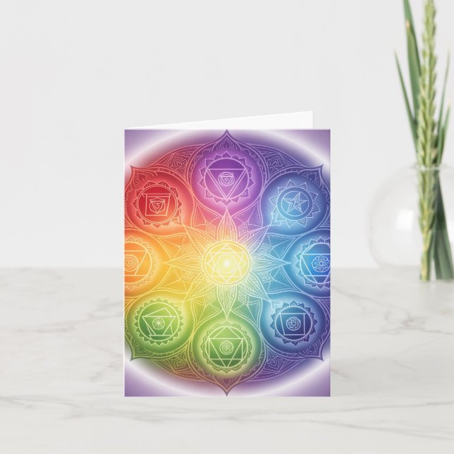 Cartes Pour Fêtes Annuelles Die 7 Chakren´9 (Devant)