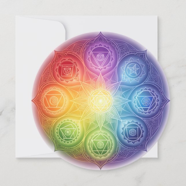 Cartes Pour Fêtes Annuelles Die 7 Chakren´9 (Devant)