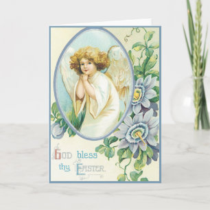 Cartes Pour Fêtes Annuelles Dieu bénisse Pâques