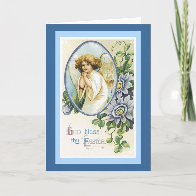 Cartes Pour Fêtes Annuelles Dieu bénissent Thy Pâques (Devant)