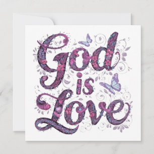 CARTES POUR FÊTES ANNUELLES DIEU EST AMOUR