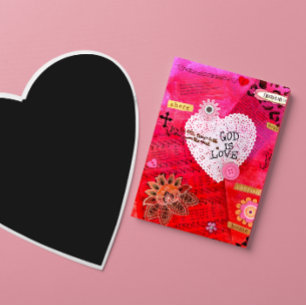 Cartes Pour Fêtes Annuelles Dieu est amour Valentine