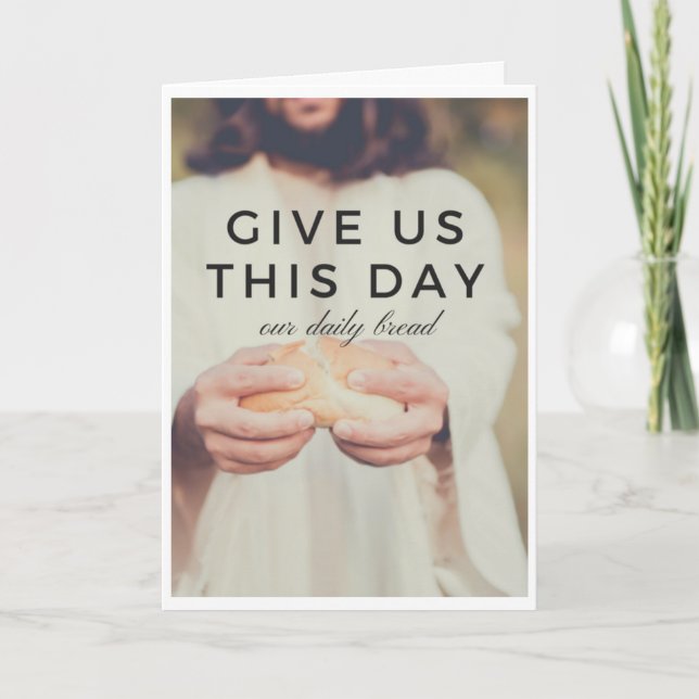 Cartes Pour Fêtes Annuelles Dieu fournira (Devant)