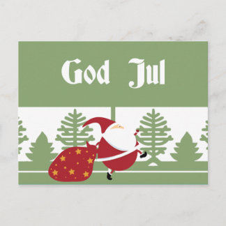 Cartes Pour Fêtes Annuelles Dieu juillet Père Noël