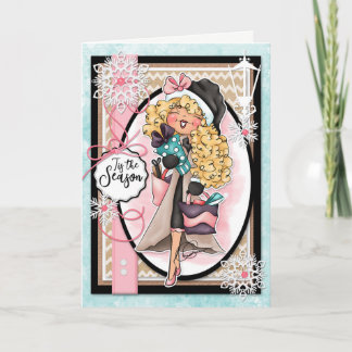 Cartes Pour Fêtes Annuelles Digi Doodles This Season Shopping Spree