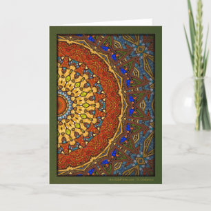 Cartes Pour Fêtes Annuelles Digital Christmas Mandala