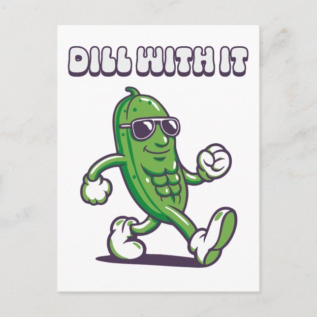 Cartes Pour Fêtes Annuelles Dill With It Cool Picker (Devant)
