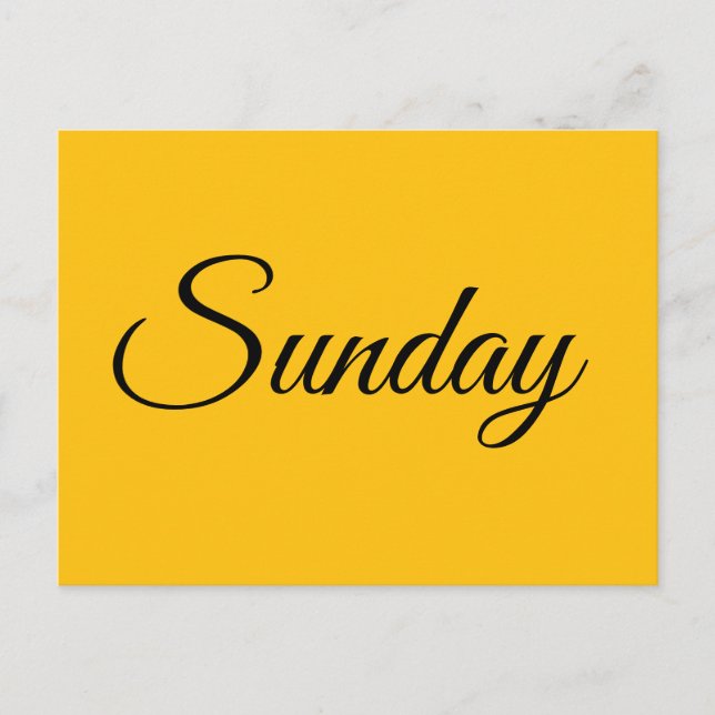 Cartes Pour Fêtes Annuelles dimanche (Devant)
