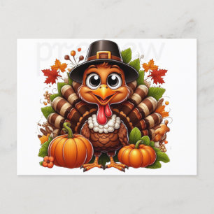 Cartes Pour Fêtes Annuelles dinde bon thanksgiving