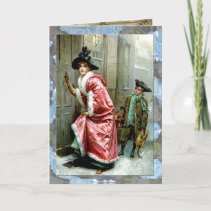 Cartes Pour Fêtes Annuelles Dîner de Noël personnalisable