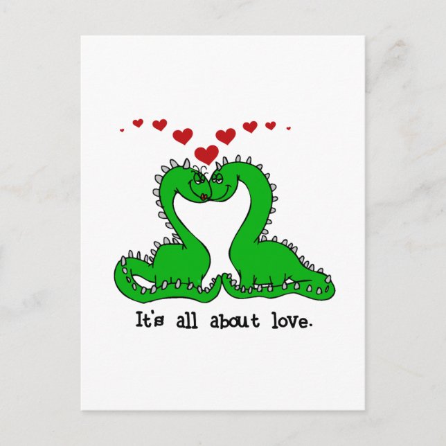 Cartes Pour Fêtes Annuelles Dinosaur Valentine Love Tshirts et cadeaux (Devant)